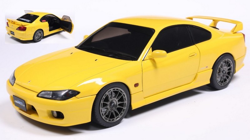 Nissan Silvia S15 Spec-R Aero 1999 (Lightning Yellow) by solido