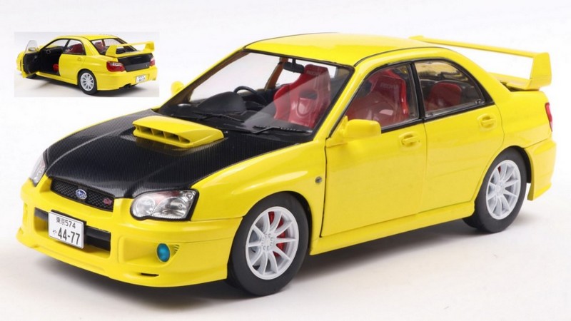 Subaru Impreza WRX STI Streetfighter 2003 (Yellow/Black) by solido