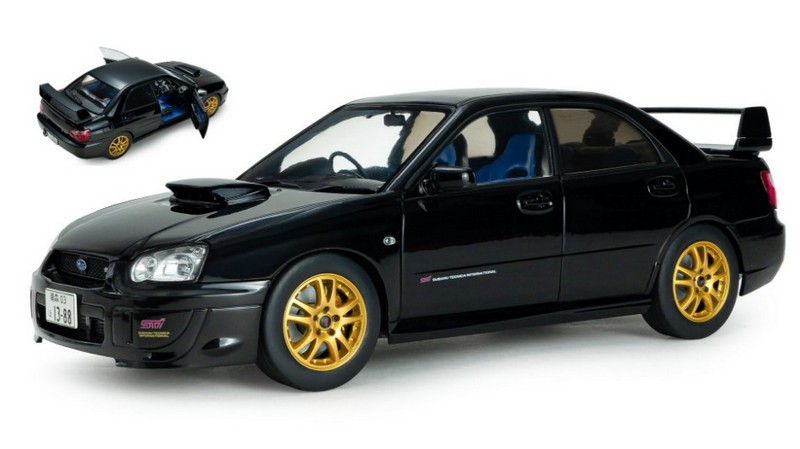 Subaru Impreza WRX STI 2004 (Java Black Pearl) by solido