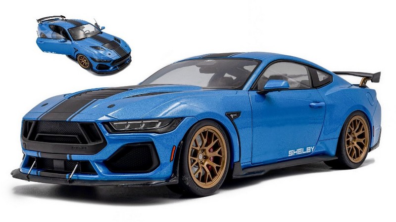Shelby Mustang Super Snake 2025 (Met.Grabber Blue) by solido