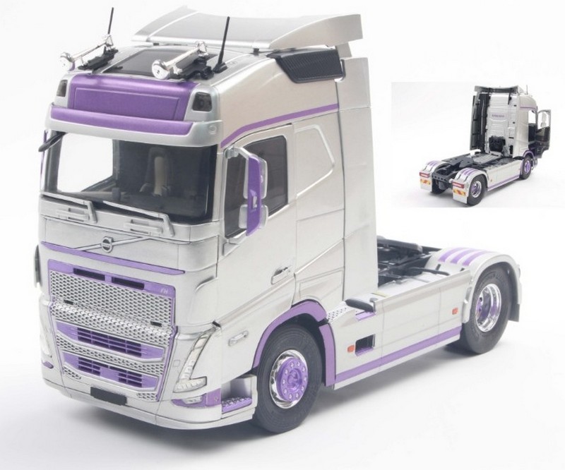 Volvo FH16 Globetrotter XL Truck 2023 (Silver/Purple) by solido