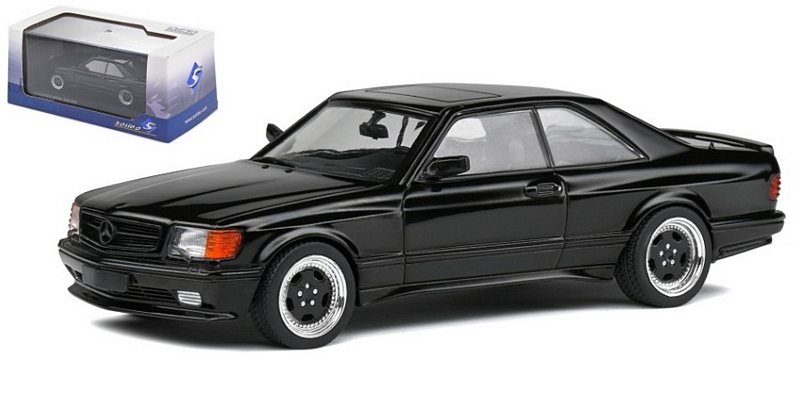 Mercedes S-Class 560 SEC AMG (C126) Wide Body 1990 (Black) by solido