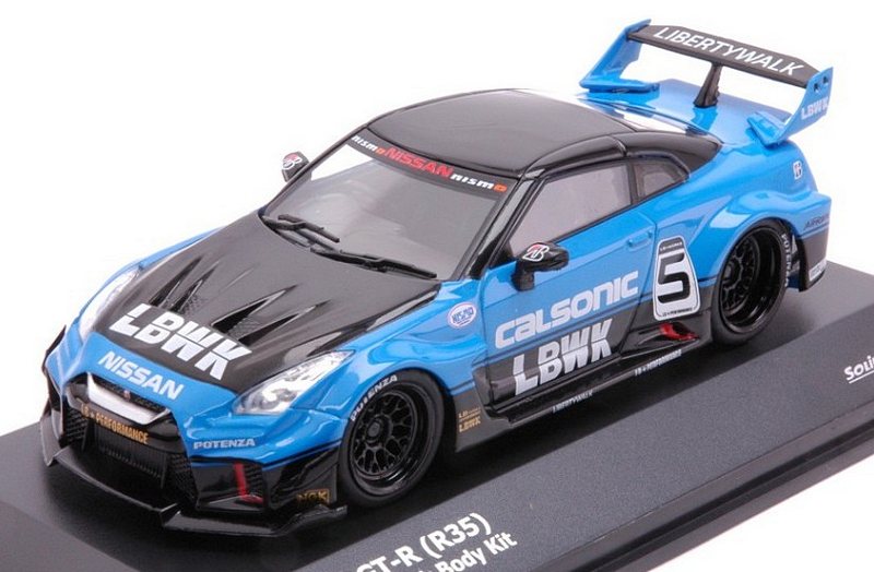 Nissan GT-R (R35) LB Silhouette Calsonic by solido