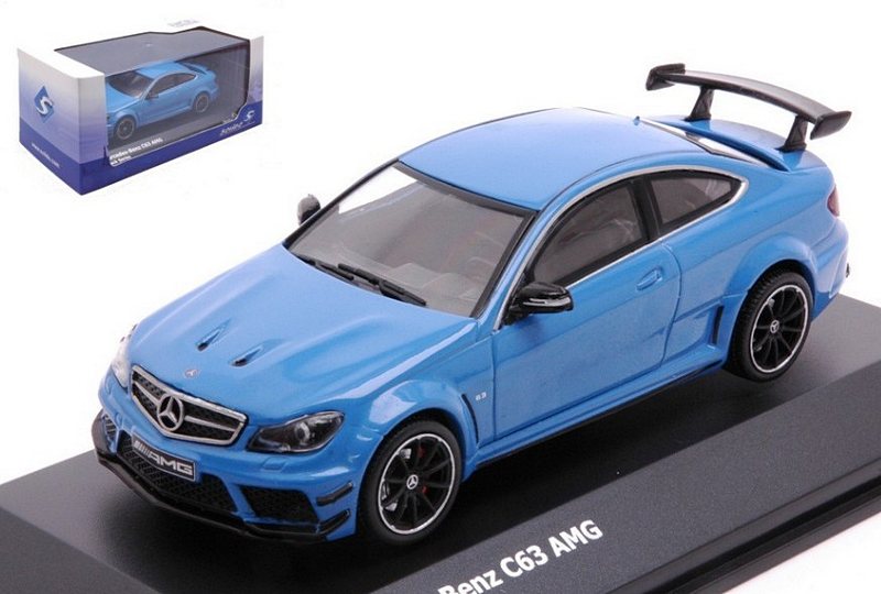 Mercedes C-Class C63 6.3 V8 AMG Black Series 2012 (Blue) by solido