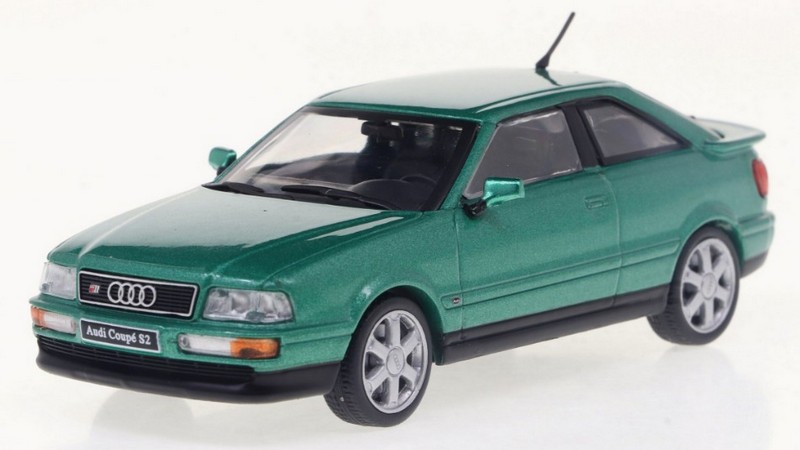 Audi 80 (s2) Turbo Coupe 1994 Green 1:43 by solido