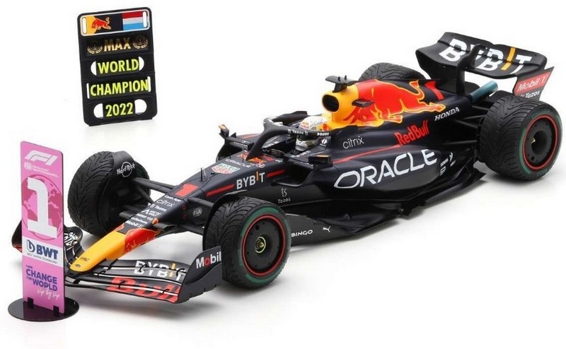 Red Bull #1 Winner GP Japan 2022 Max Verstappen  World Champion (with boards) by spark-model