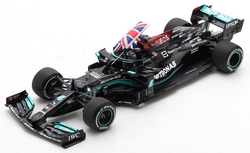 Mercedes W12 AMG #44 Winner British GP 2021 Lewis Hamilton by spark-model