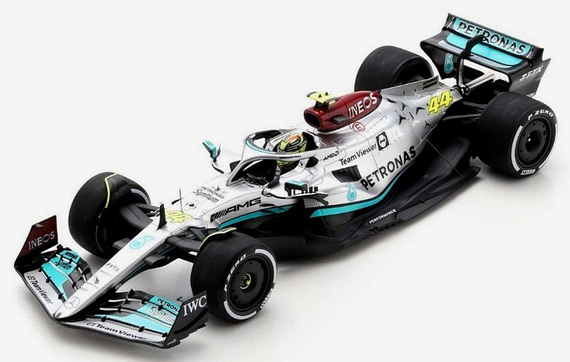 Mercedes W13 AMG #44 GP France 2022 Lewis Hamilton by spark-model