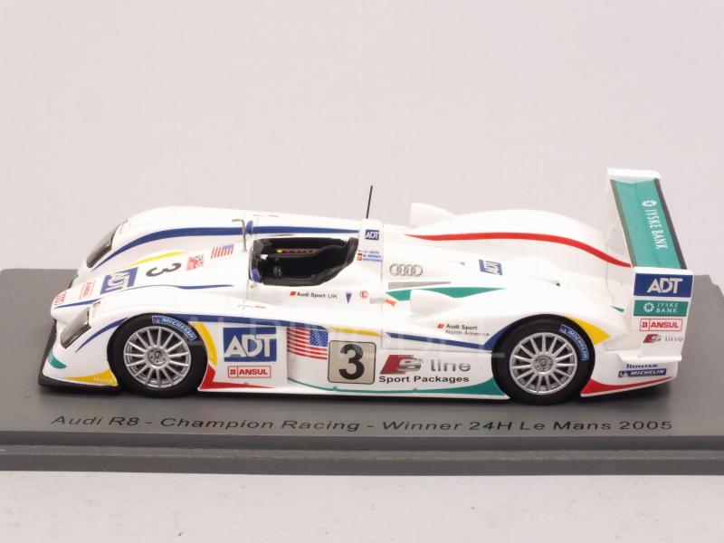 Audi R8 #3 Winner Le Mans 2005 Werner - Letho - Kristensen - spark-model