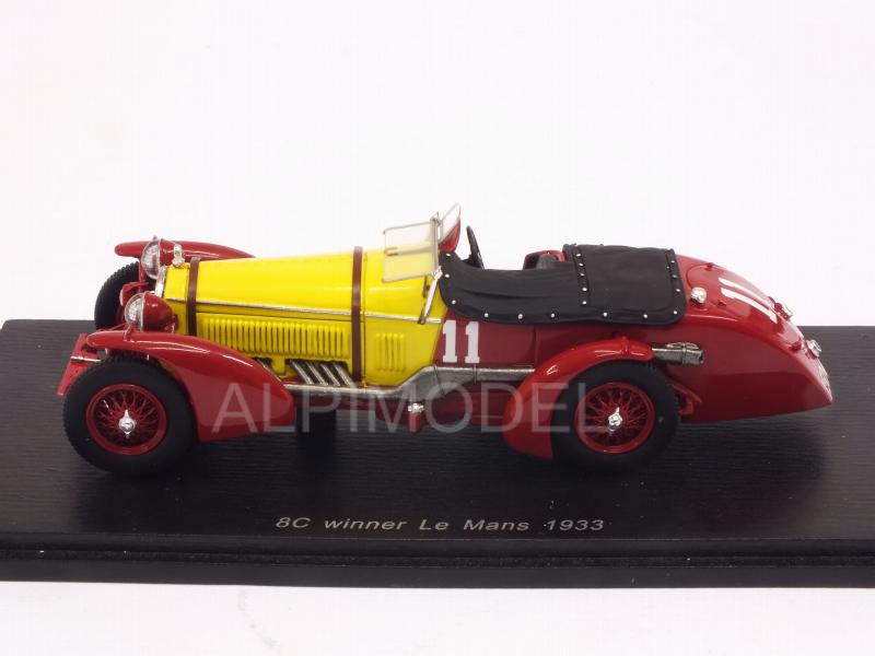 Alfa Romeo 8C #11 Winner Le Mans 1933 Sommer - Nuvolari - spark-model