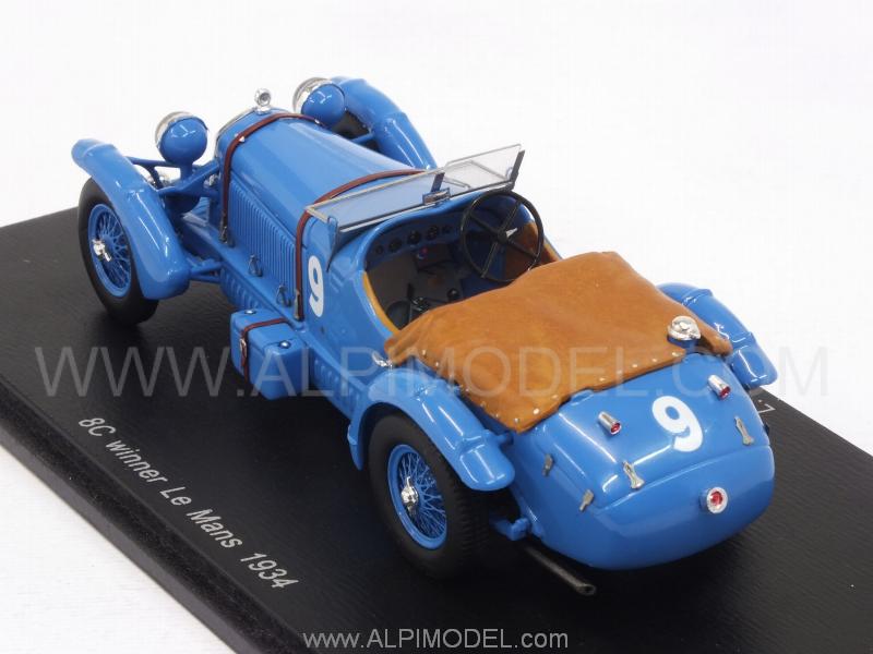 Alfa Romeo 8C #9 Winner Le Mans 1934 Chinetti - Etancelin - spark-model