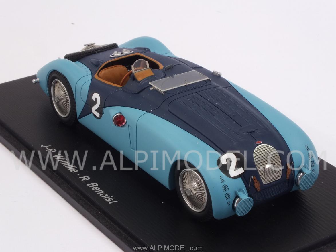 Bugatti 57G #2 Winner Le Mans 1937 Wimille - Benoist - spark-model