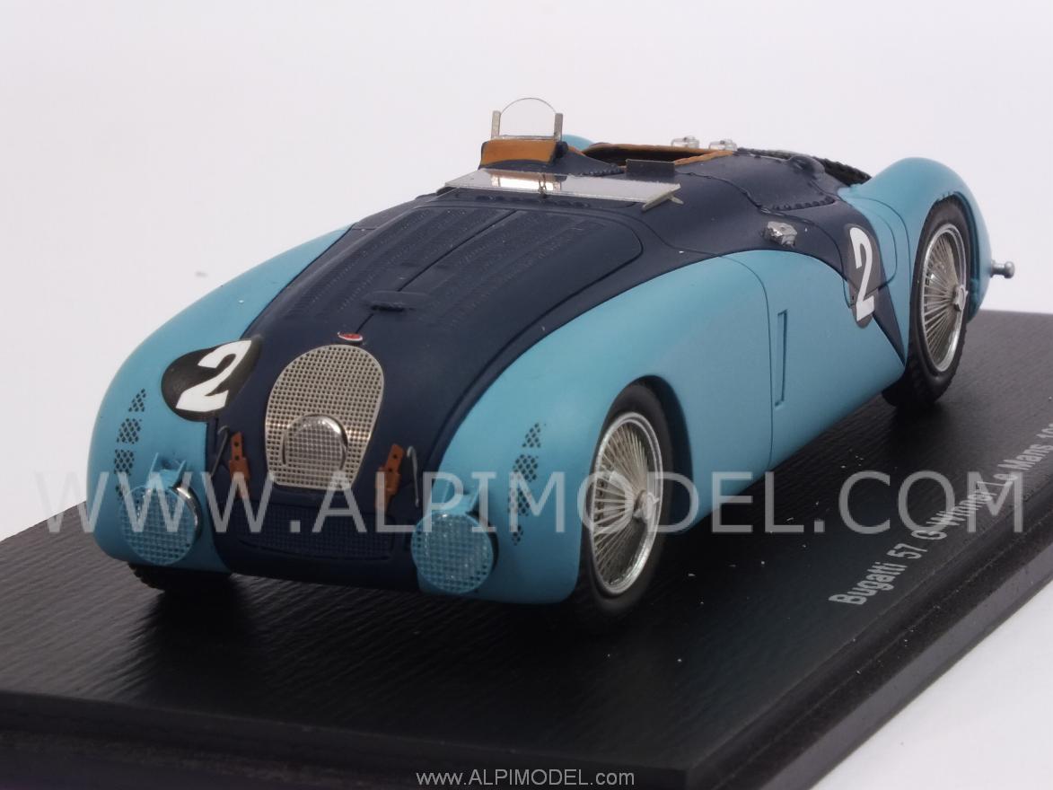 Bugatti 57G #2 Winner Le Mans 1937 Wimille - Benoist by spark-model