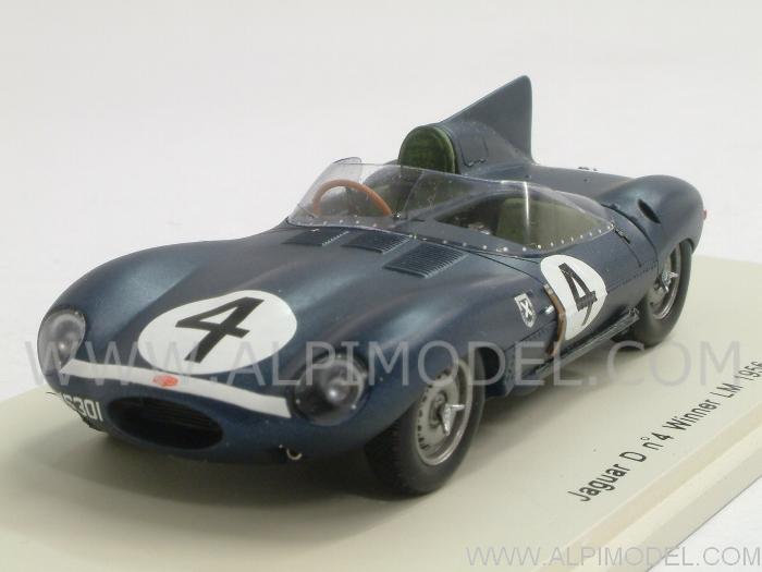 Jaguar Type D #4 Winner Le Mans 1956 Sanderson - Flockhart by spark-model