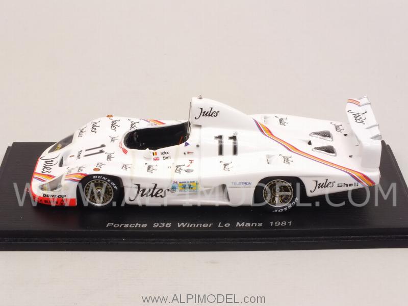 Porsche 936 #11 Winner Le Mans 1981 Ickx - Bell - spark-model