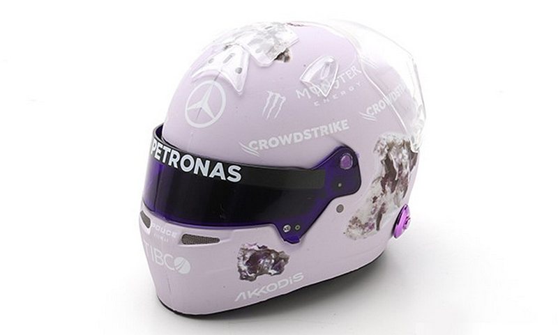 Helmet Lewis Hamilton Mercedes 2022 GP Monaco (1/5 scale model) by spark-model