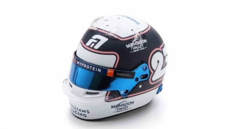 Helmet Alexander Albon GP Monaco 2024 Williams (1:5 scale model) by spark-model