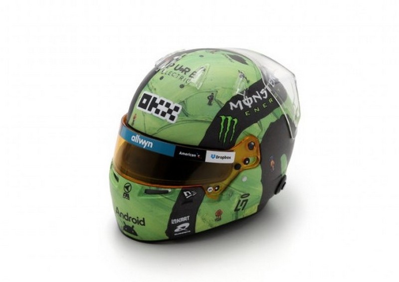 Helmet Lando Norris McLaren GP Las Vegas 2025 (1:5 scale model) by spark-model