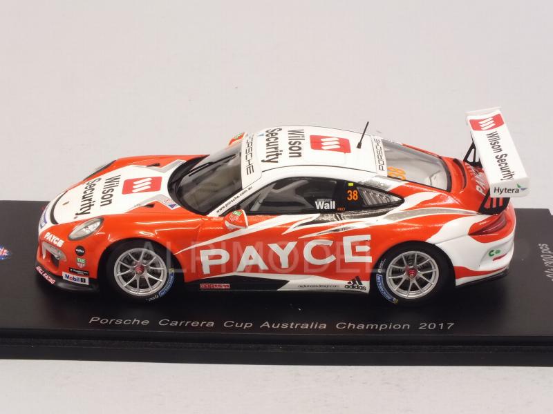 Porsche 911 GT3 #38 Champion Carrera Cup Australia 2017 David Wall - spark-model