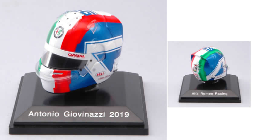 Helmet Antonio Giovinazzi 2019 Alfa Romeo F1 (1/8 scale - 3cm) by spark-model