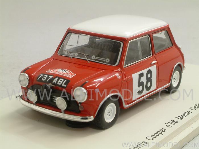 Morris Mini Cooper #58 Rally Monte Carlo 1963 Mayman - Domleo by spark-model