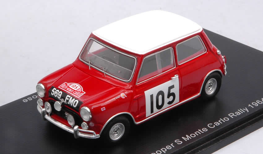 Morris Cooper S #105 Rally Monte Carlo 1964 Aaltonen - Ambrose by spark-model