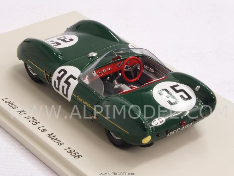 Lotus XI #35 Le Mans 1956 Allison - Hall  (Collision with a dog) - spark-model