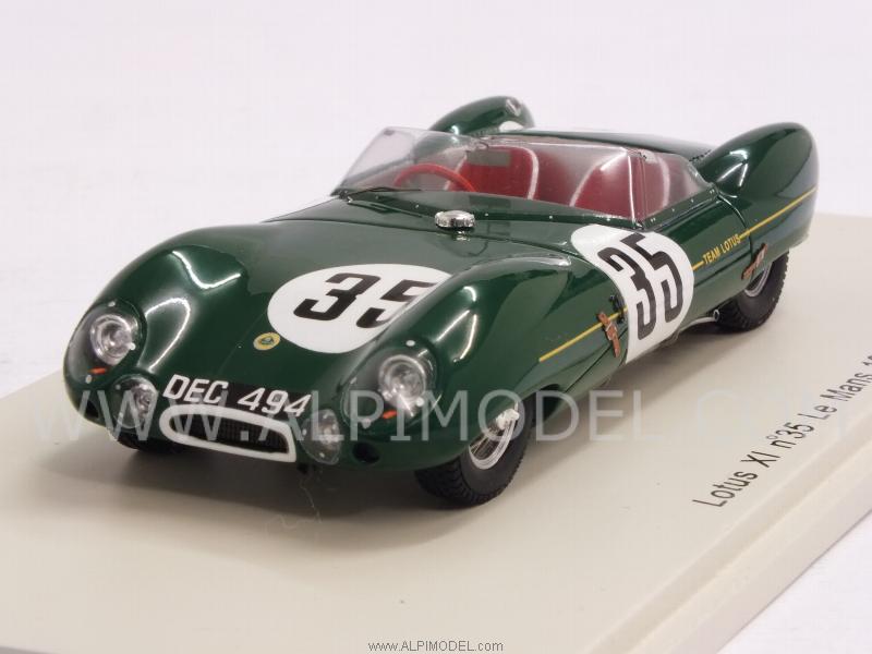 Lotus XI #35 Le Mans 1956 Allison - Hall  (Collision with a dog) by spark-model