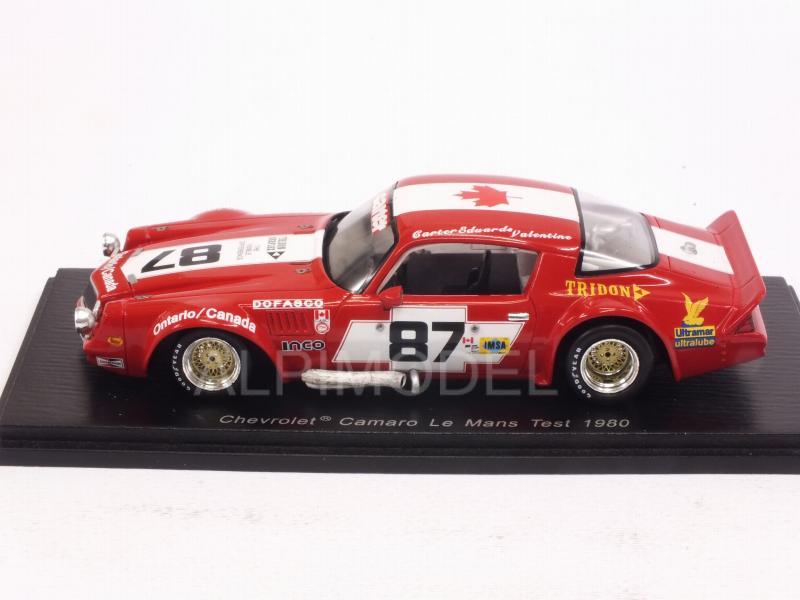 Chevrolet Camaro #87 Le Mans Test 1980 Carter - Edwards - Valentine - spark-model