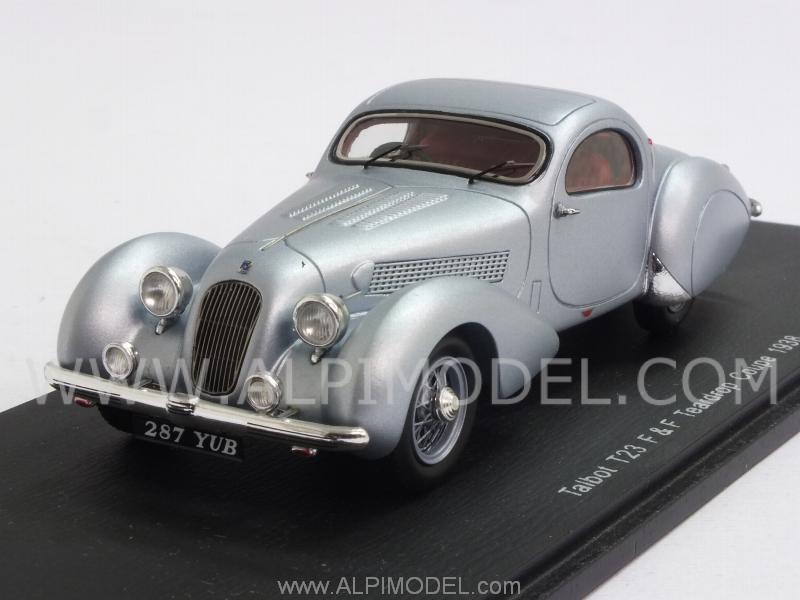 Talbot T23 Figoni-Falaschi Teardrop Coupe 1938 (Grey Metallic) by spark-model