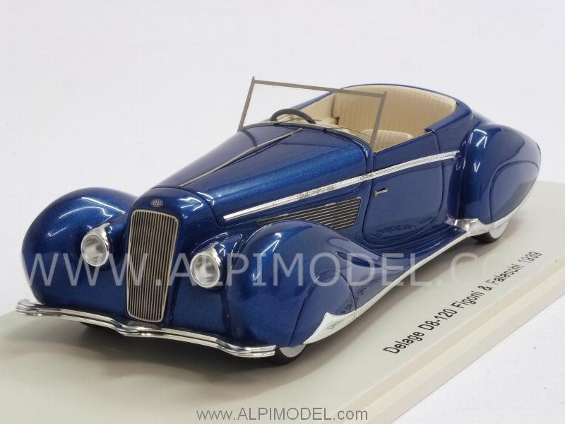 Delage D8-120 Figoni-Falaschi 1939 (Metallic Blue) by spark-model