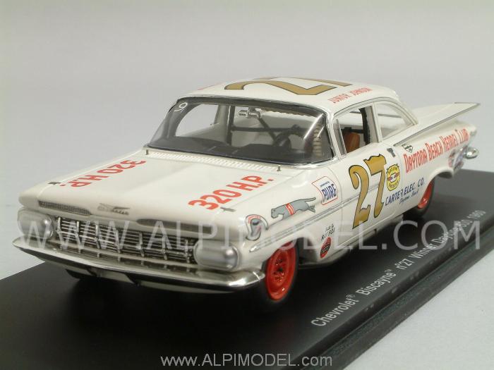 SPARK-MODEL S2907 Chevrolet Biscayne #27 Winner Daytona 500 1960 