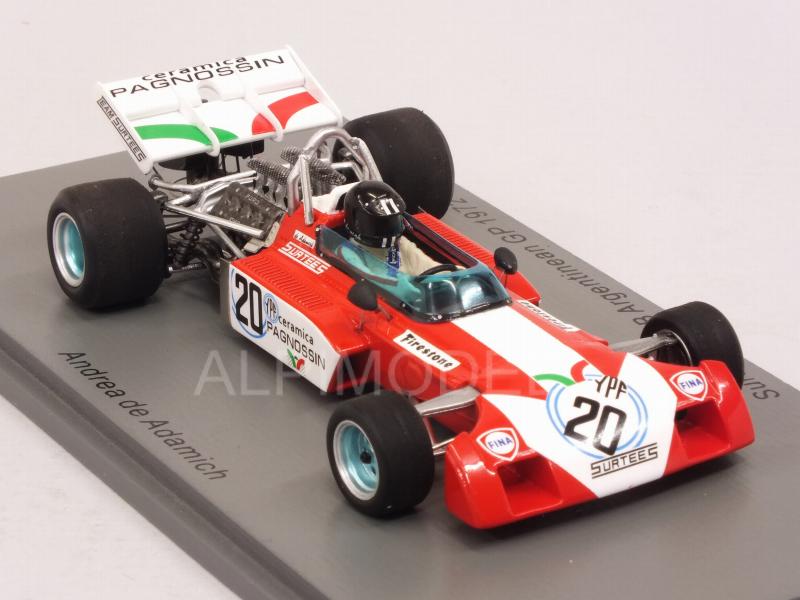 Surtees TS9B #20 GP Argentina 1972 Andrea de Adamich - spark-model