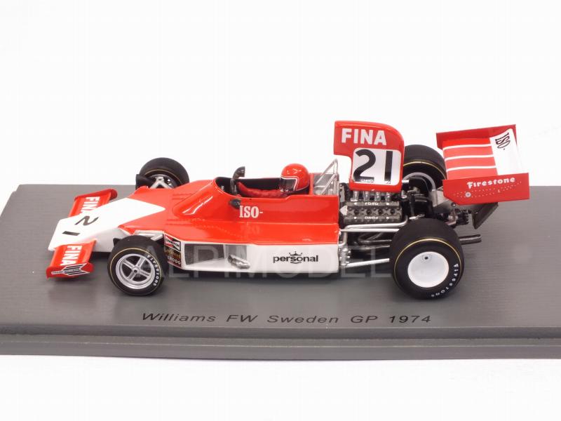 ISO Williams FW #21 GP Sweden 1974 Tom Belso - spark-model