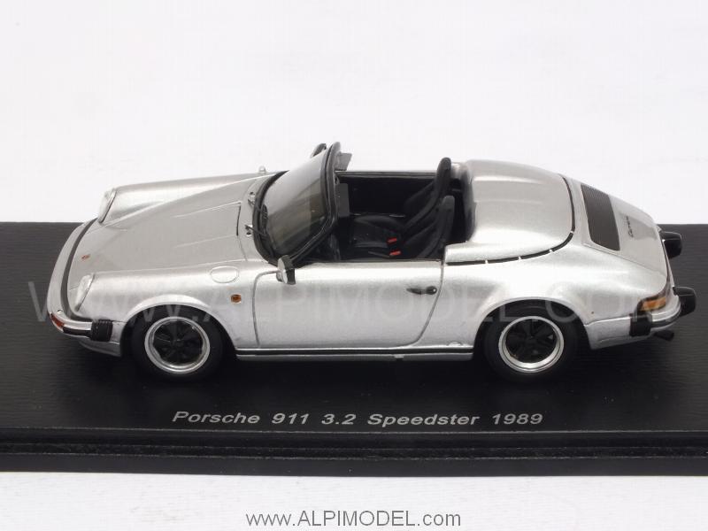 Porsche 911 3.2 Speedster 1989 (Silver) - spark-model