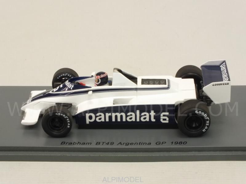 Brabham BT49 #6 GP Argentina 1980 Ricardo Zunino - spark-model
