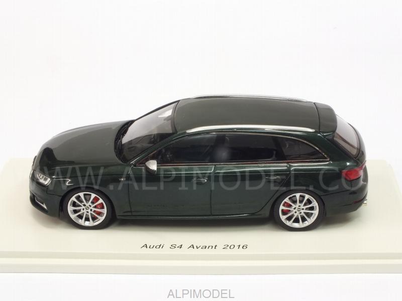 Audi S4 Avant 2016 (Dark Green Metallic) - spark-model