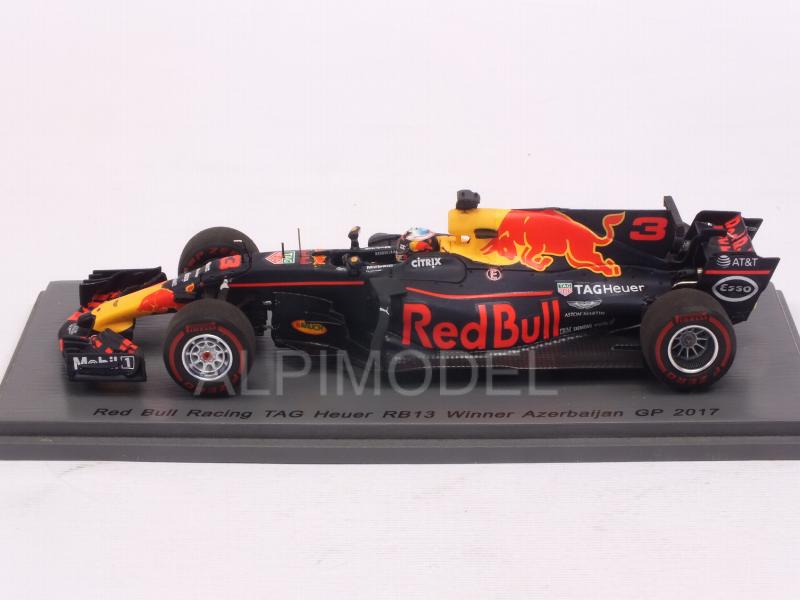 Red Bull RB13 #3 Winner GP Azerbaijan 2017 Daniel Ricciardo - spark-model