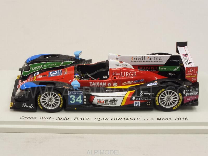 Oreca 03R Judd #34 e Mans 2016 Leutwiler - Nakano -Winslow - spark-model
