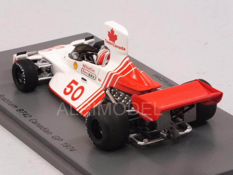 SPARK-MODEL S5257 Brabham BT42 #50 GP Canada 1974 Eppie Wietzes 1/43