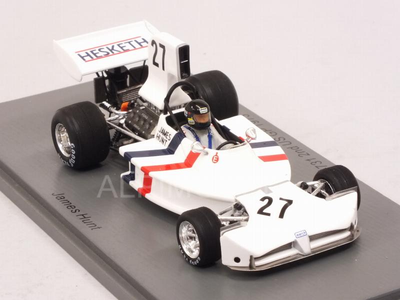 SPARK-MODEL S5372 March 731 #27 GP USA 1973 James Hunt 1/43