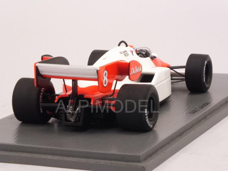 McLaren MP4/2 #8 Winner British GP 1984 Niki Lauda (no tobacco decals) - spark-model