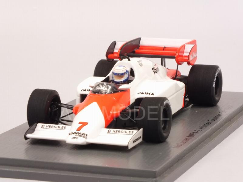 McLaren MP4/2 #7 Winner GP Germany 1984 Alan Prost by spark-model