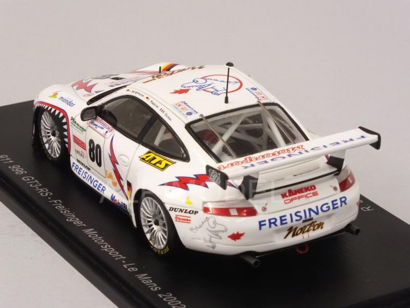 Porsche 911 GT3 RS (996) Freisinger Motorsport #80 Le Mans 2002 Dumas - Maassen - Bergmeister - spark-model