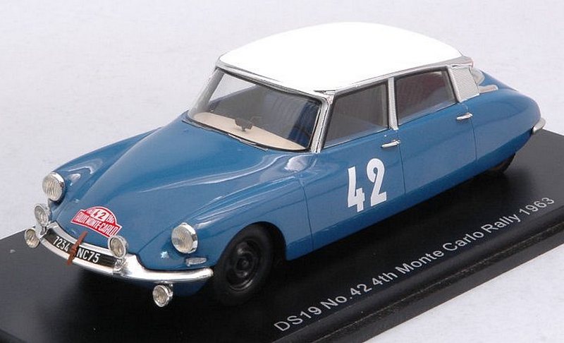 Citroen DS19 #42 Rally Monte Carlo 1963 Bianchi - Ogier by spark-model