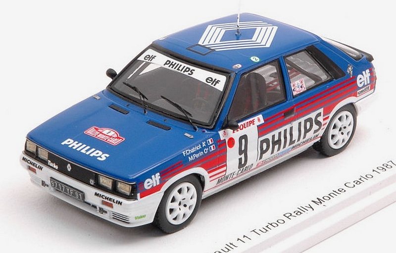 Renault 11 Turbo #9 Rally Monte Carlo 1987 Chatriot - Perin by spark-model