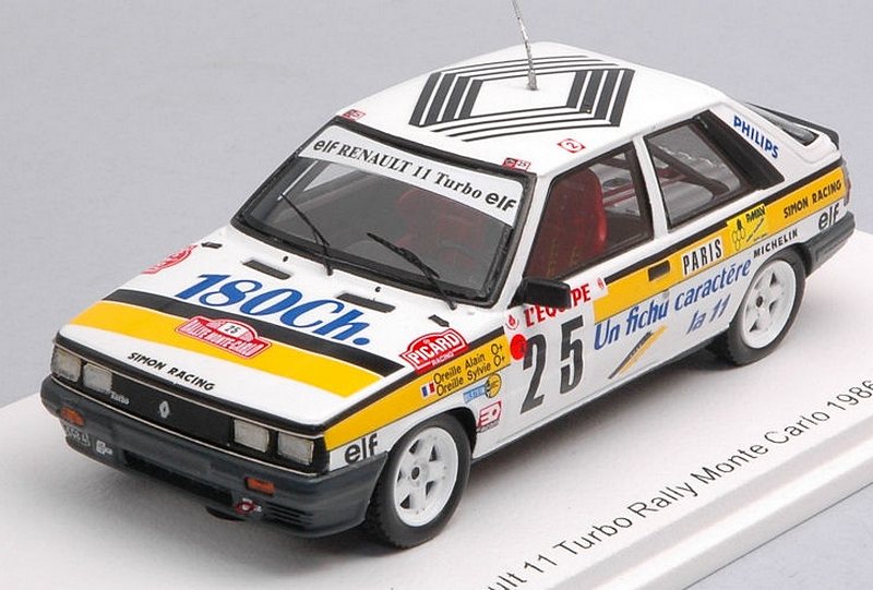 Renault 11 Turbo #25 Rally Monte Carlo 1986 Oreille - Oreille by spark-model