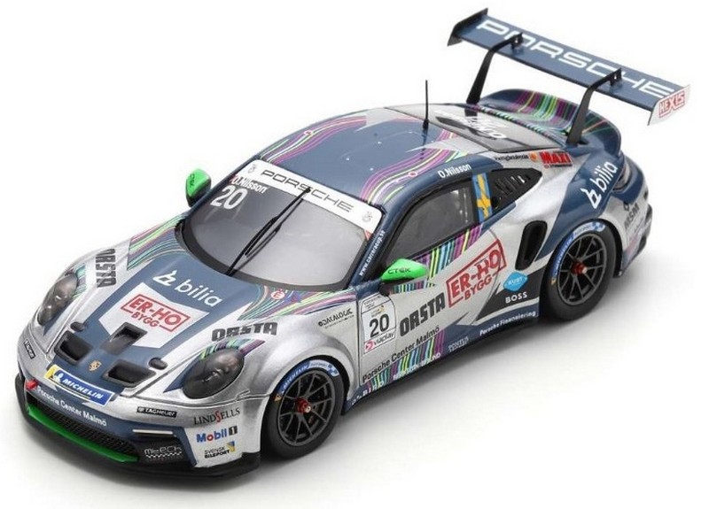 Porsche 911 GT3 Cup #20 Carrera Scandinavia Champion 2023 O.Nilsson by spark-model