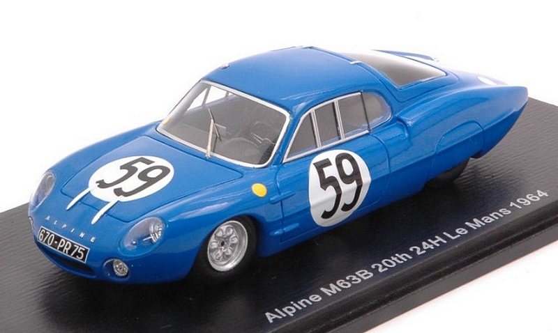 Alpine M63B #59 Le Mans 1964 Masson - Zeccoli by spark-model