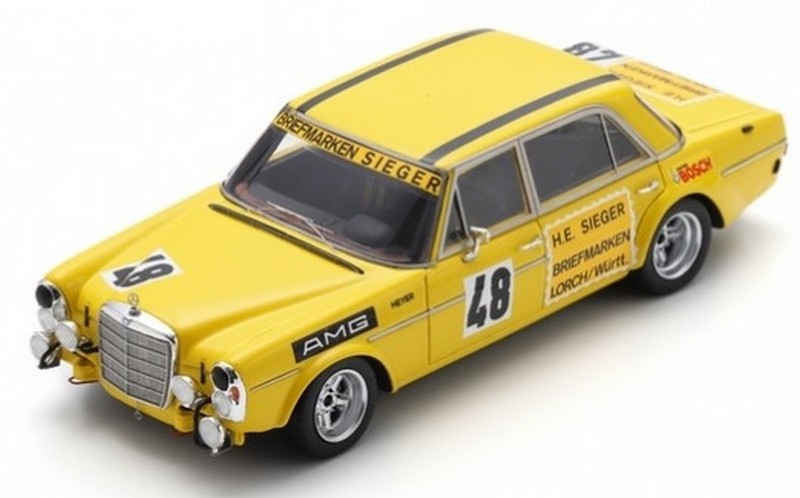 Mercedes 300 SEL 6.8 AMG #48 Test Drive Le Mans 1972 Hans Heyer by spark-model